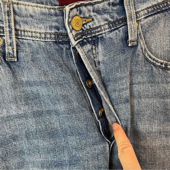 Jack & Jones Loose Chris Distressed Baggy Jeans 32x32 - Picture 6 of 7